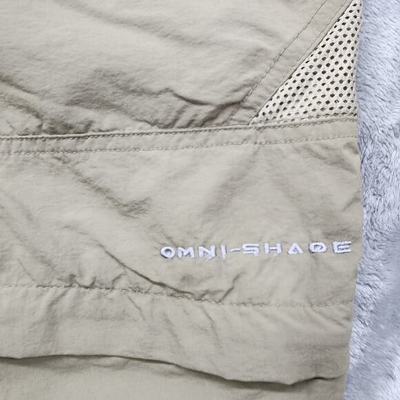 Columbia Pants Mens XL Tan PFG Performance Aruba III Omni-Shade Convertible - Picture 2 of 15
